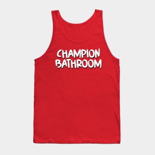 champion shirt bathroom Tank Top